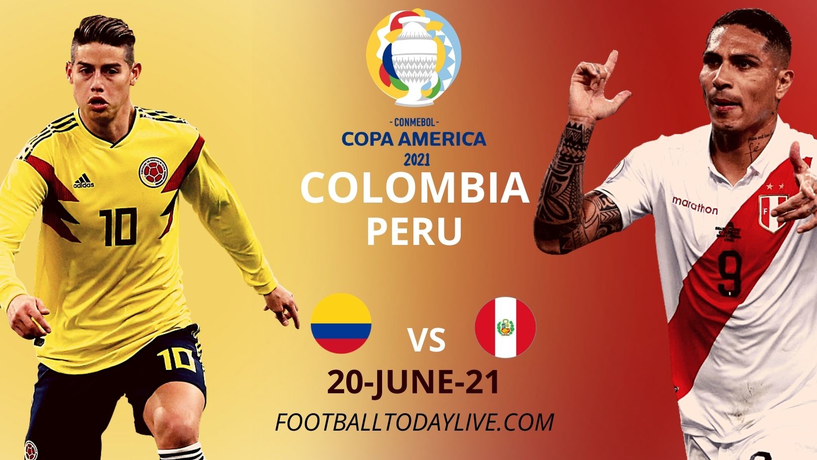Colombia vs Peru Live Stream 2021 | Copa America